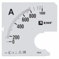 EKF Шкала сменная для A961 800/5А-1,5 PROxima s-a961-800 фото