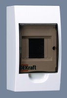 DEKraft Корпус модульный пластиковый ЩРН-П-4 IP41, 4 модуля навесной 31008DEK фото