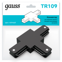 Gauss Коннектор для трековых шинопроводов (T) черный 1/50 TR109 фото