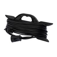 PROconnect Удлинитель-шнур на рамке ПВС 2х0.75, 30 м, б/з, 6 А, 1300 Вт, IP20, черный (Сделано в России) 11-7103 фото
