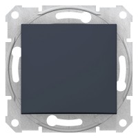Sedna графит выключатель 1-клавишный 10A, 250В (сх.1) SDN0100170 фото