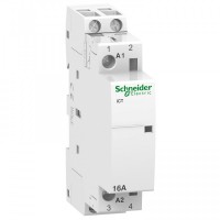 Schneider Electric Acti 9 iCT16A Контактор модульный 2НО 12В АС 50Гц A9C22012 фото
