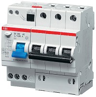 ABB Выключатель автоматический дифференциального тока 5мод. DS203 AC-B16/0,03 2CSR253001R1165 фото