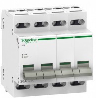 Schneider Electric Acti 9 iSW Выключатель нагрузки 4P 20A A9S60420 фото