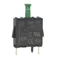 Schneider Electric XB5 Блок-контакт Н0 (монтаж на печатную плату) ZBE701 фото