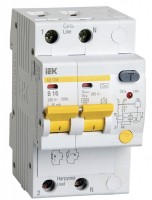 IEK KARAT Дифференциальный автоматический выключатель АД12М 2Р B16 30мА MAD12-2-016-B-030 фото