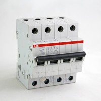 ABB Выключатель автоматический 4-полюсной SH204 B 6 2CDS214001R0065 фото