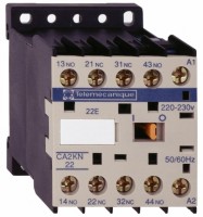 Schneider Electric Auxiliary contactors Промежуточное реле 2НО+2НЗ, цепь управления 42В 50/60Гц, винтовой зажим CA2KN22D7 фото
