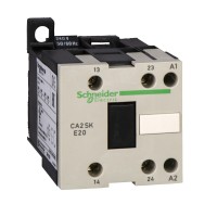 Schneider Electric Auxiliary contactors Промежуточное реле 2НО, цепь управления 24В DC, винтовой зажим CA3SK20BD фото