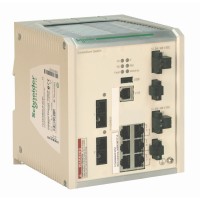 Schneider Electric Contactors K Коммутатор Connexium 8TX (8 RJ45, 1 медь, 10/100 Mbit, покрытие) TCSESM083F23F1C фото