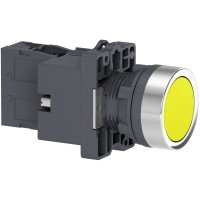 Schneider Electric Кнопка с подсветкой LED, 24В,желтая,1НO XA2EW35B1 фото