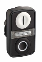 Schneider Electric XB5 Головка кнопки двойная с маркировкой + LED ZB5AW7A1721 ZB5AW7A1721 фото