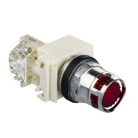 Schneider Electric Кнопка с подсветкой 30мм красная 120В 9001K3L38LRRH13 фото