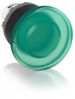 ABB Кнопка MPM1-11G ГРИБОК зеленая (только корпус) без фиксации с подсветкой 40мм 1SFA611124R1102 фото
