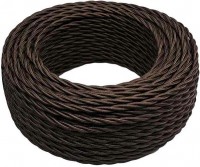Bironi коричневый матовый кабель информационный 2*0,2 20м B1-427-72-20 фото