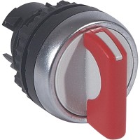Legrand Osmoz Переключатель с рукояткой для комплектации без подсветки IP 66 3 положения с фиксацией 45° красный 023921 фото