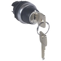 Legrand Osmoz Переключатель с ключом № 455 для комплектации без подсветки IP 66 2 положения с возвратом в центр 45° 023952 фото