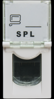 SPL Розетка RJ 45 Mosaic категория 5е UTP 1 модуль белая (076551 - SPL - 200006) 200006 фото