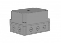 Hegel Коробка приборная поликарбонат, светло-серая, выс крышка, 4-6 вводов, монтаж пластина, внутр разм 184х134х115 мм, IP65 КР2802-911 фото