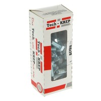 Tech-Krep Болт DIN933 с шестигранной головкой оцинк. М8х20 (50 шт) - коробка с ок. Tech-Kr 105207 105207 фото