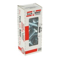 Tech-Krep Болт DIN933 с шестигранной головкой оцинк. М8х40 (25 шт) - коробка с ок. Tech-Kr 105210 105210 фото