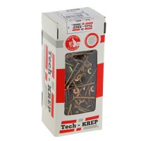 Tech-Krep Саморезы универсальные  45х4,5 мм (200 шт) желтые - коробка с ок. 102255 фото