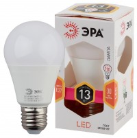 ЭРА LED A60-13W-827-E27 Лампа (диод, груша, 13Вт, тепл, E27) Б0020536 фото