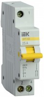 IEK Выключатель-разъединитель трехпозиционный ВРТ-63 1P 25А MPR10-1-025 фото