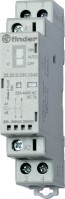 Finder Модульный контактор; 2NO 25А; контакты AgNi; катушка 230В АС/DC; ширина 17.5мм; степень защиты IP20; опции: мех.индикатор + LED 223202301320 фото