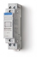 Finder Модульный контактор; 2NO 20А; контакты AgSnO2; катушка 12В DС; ширина 17.5мм; степень защиты IP20; опции: нет 222290124000 фото