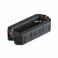 OBO Bettermann Монтажная коробка UT3 для установки в лючок с накладкой для 3xModul45  (полиамид,черный) 7408723 фото