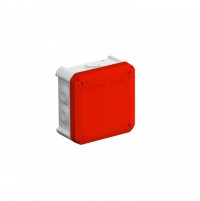 OBO Bettermann Распределительная коробка T60, 114x114x57 мм, красная крышка 2007638 фото