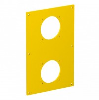 OBO Bettermann Накладка блока питания VH для монтажа устройств, 160x105x3 мм (ПВХ,желтый) 6109879 фото