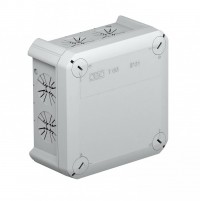 OBO Bettermann Распределительная коробка T60, 114x114x57 мм, вводы для разгрузки натяжения 2007803 фото