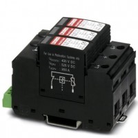 Phoenix Contact VAL-MS-T1/T2 1000DC-PV/2+V-FM Молниеотвод / разрядник для защиты от импульсных перенапряжений типа 1/2 2801161 фото