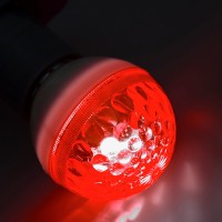 NEON-NIGHT Лампа строб E27, D50mm,  красная 411-122 фото