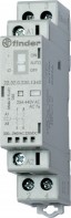 Finder Модульный контактор; 1NO+1NC 25А; контакты AgSnO2; катушка 12В АС/DC; ширина 17.5мм; степень защиты IP20; опции: мех.индикатор + LED 223200124520 фото