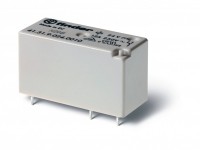 Finder Низкопрофильное миниатюрное электромеханическое реле; монтаж на печатную плату; выводы с шагом 3.5мм; 1NO 12A; Контакты AgNi+Au; катушка 5В DС; 413190055310 фото