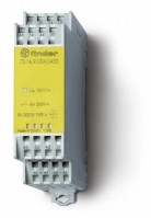 Finder Модульное электромеханическое реле безопасности (реле с принудительным управлением контактами); 4NO+2NC 6A; контакты AgNi; катушка 12В DC; шири 7S1690120420 фото