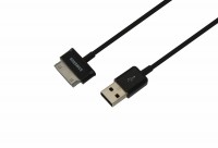 USB кабель для Samsung Galaxy tab шнур 1М черный Rexant 18-4210 фото