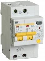 IEK KARAT Дифференциальный автоматический выключатель АД12MS 2Р 40А 300мА MAD123-2-040-C-300 фото