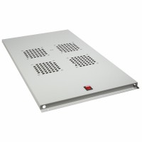REXANT Модуль вентиляторный потолочный с 4-мя вентиляторами, без термостата, для шкафов  серии Standart с глубиной 1000мм 04-2602 фото
