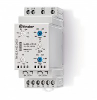 Finder Реле контрольное для 3-фазных сетей; пониженное/повышенное напряжение, обрыв/чередование/асимметрия фаз, контроль нейтрали, настраиваемые диапа 704284002032 фото