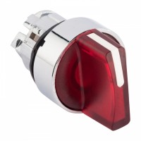 EKF Исполнительный механизм переключателя ХB4 красный на 3 положения с фиксацией, с подсветкой с короткой ручкой PROxima XB4BD3FL-R фото