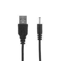 Кабель USB штекер - DC разъем питание 1,4х3,4 мм, спираль 1,5 метра Rexant 18-0235 фото