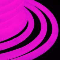NEON-NIGHT Гибкий Неон LED 360 (круглый) - розовый, бухта 50м 131-037 фото