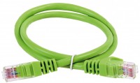 IEK ITK Коммутационный шнур кат. 6 UTP PVC 3м зеленый PC02-C6U-3M фото