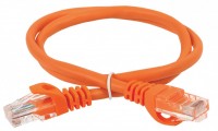 IEK ITK Коммутационный шнур кат. 6 UTP PVC 5м оранжевый PC07-C6U-5M фото