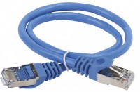 IEK ITK Коммутационный шнур категория 5Е FTP LSZH 0,5м синий PC03-C5EFL-05M фото