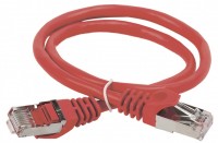 IEK ITK Коммутационный шнур категория 5Е FTP LSZH 0,5м красный PC04-C5EFL-05M фото
